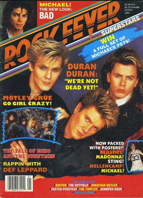 Image Rock Fever Superstars Jan 1988 Magazine Wikipedia Michael Jackson Duran Duran