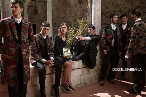 Ad Campaign Dolce And Gabbana Mens Fw 1314 Bianca Balti Monica