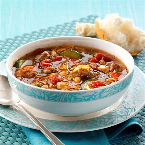 Upstate Minestrone Soup Recipe Taste Of Home