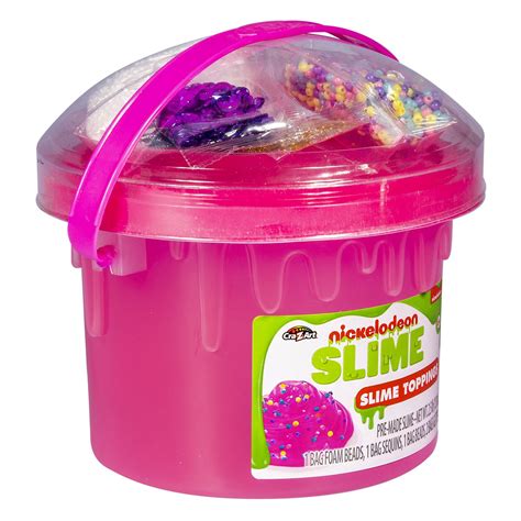 This was super super super awesome and i actually liked how it turned out. Nickelodeon Slime 3lb Bucket with Toppings: Pink, Blue or ...