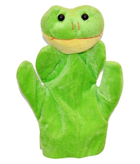 Twisha Green Hand Puppet Frog Soft Toy Buy Twisha Green Hand Puppet
