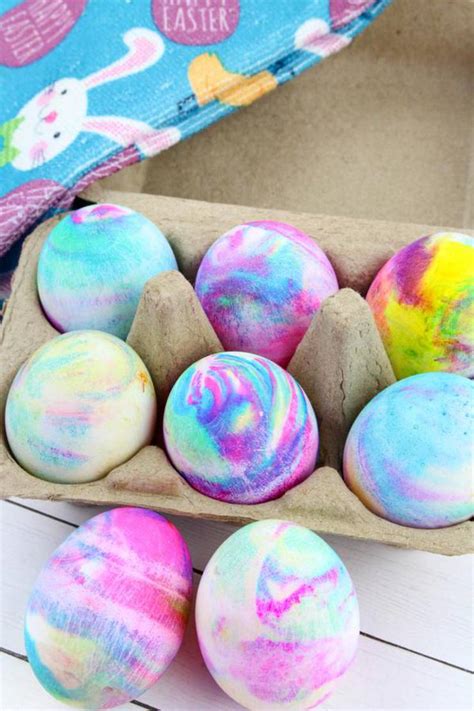 The decorating transition can be challenging, but it's not insurmountable. BEST Dyed Easter Eggs! How To Tie Dye Easter Eggs With Cool Whip - EASY DIY Easter Egg ...