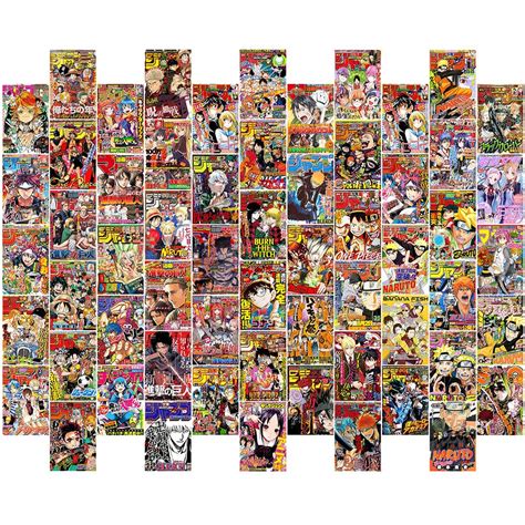 Buy Pcs Anime Room Decor Anime Poster Manga Wall Anime Magazine