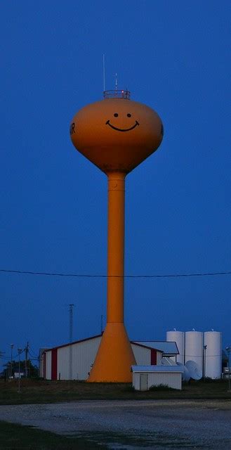 Smiley Face Water Tower In Adair Iowa Flickr Photo Sharing