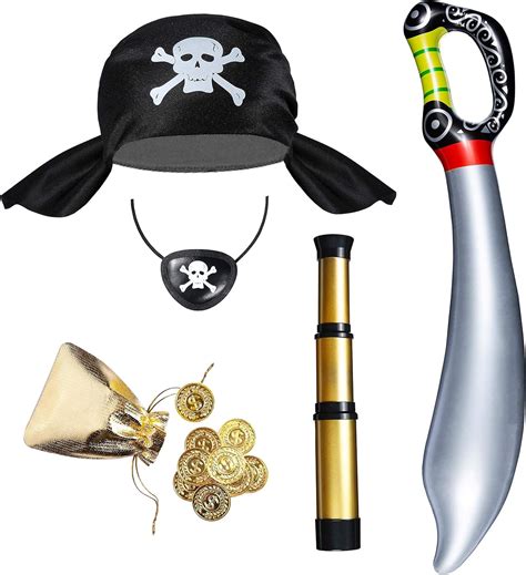 Seawhisper Piratenkostüm Kinder Kostüm Zubehör Pirat Jungen Mädchen