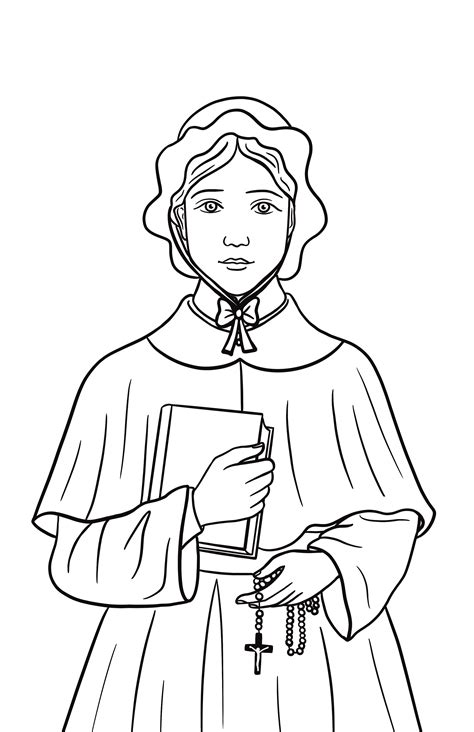 32 best ideas for coloring | St Elizabeth Ann Seton Coloring Page