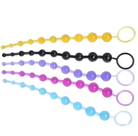Extra Long Anal Beads For Beginner Flexible Stimulator Anal Dildo