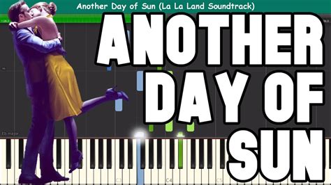 Another Day Of Sun Piano Tutorial Free Sheet Music La La Land
