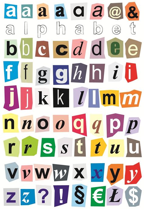 The english alphabet consists of 26 letters. Small Alphabet Letters Printable | สติกเกอร์, โปสเตอร์ ...