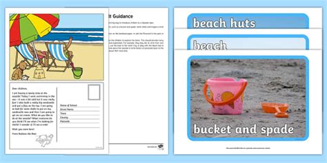 Editable Seaside Postcard And Resource Pack Twinkl