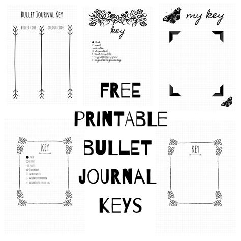 100 Bullet Journal Page Ideas With Free Printables Bullet Journal