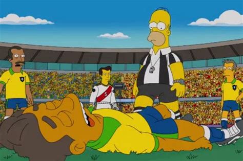 Les Simpsons Avaient Prédit La Blessure De Neymar Au Mondial