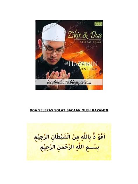 ★ download mp3 doa selepas solat gratis, ada 20 daftar lagu sia yang bisa anda download. Doa Selepas Solat Oleh Hazamin