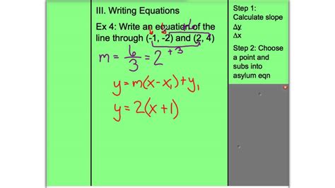 Lt18d1c Writing Equations Youtube
