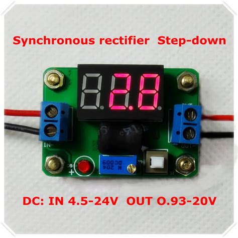 Dc Dc Synchronous Rectification Adjustablevv Buck Converter Supply