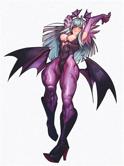 Morrigan Aensland Vampire Drawn By Jin Rou Danbooru