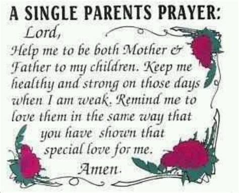 Single Parents Prayer Single Mothers Inspiration Pinterest