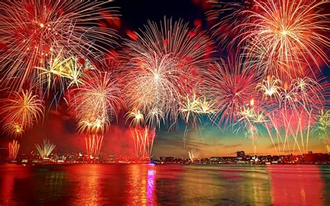 Beautiful New Year Fireworks