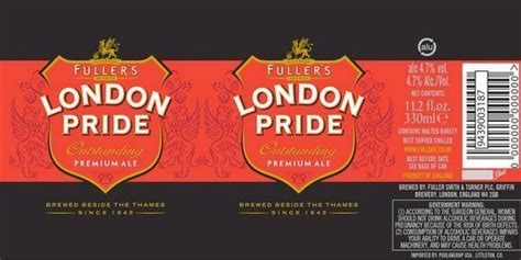 Fullers London Pride Fuller Smith And Turner Plc Absolute Beer