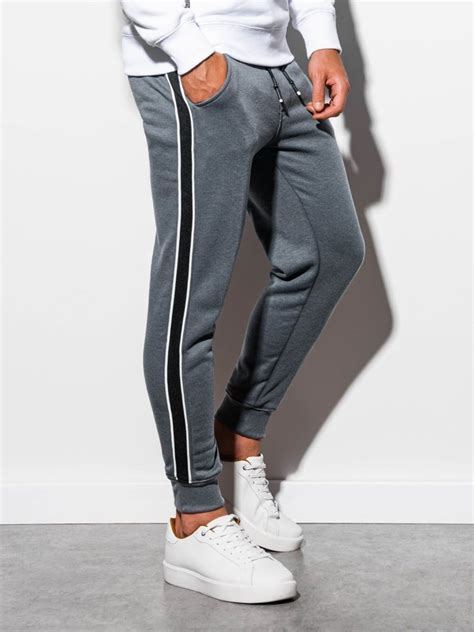 Mens Sweatpants Dark Grey P898 Modone Wholesale Clothing For Men
