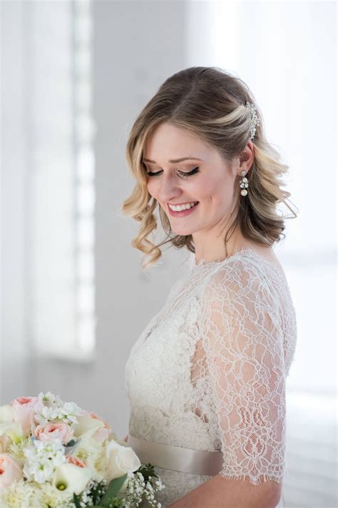 Maybe you would like to learn more about one of these? Wedding hair pinned back | Wedding, Flower girl dresses ...