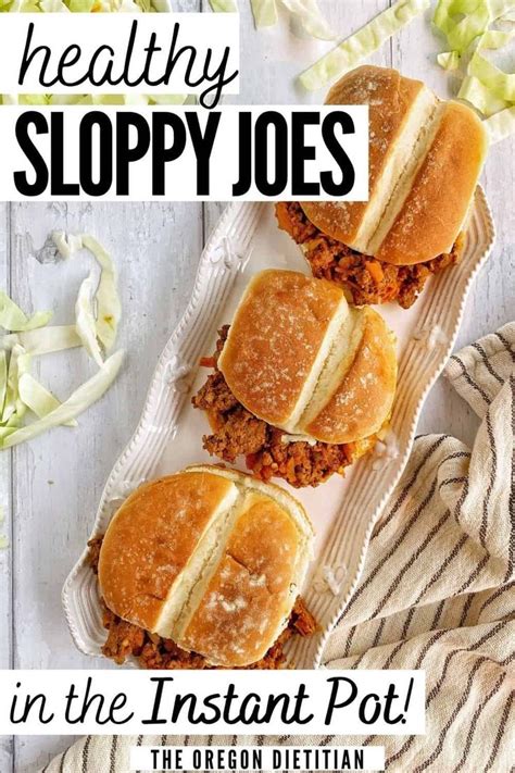 The Best Instant Pot Sloppy Joes Recipe Healthy Sloppy Joes Low