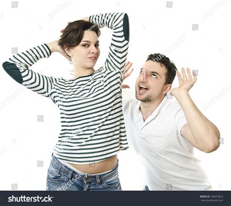 Problems With Body Odor Guy Girl Armpit Smells Stock Photo 136013012