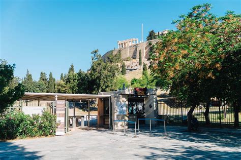 Archaeological Site Of The Slopes Of The Acropolis This Is Athens