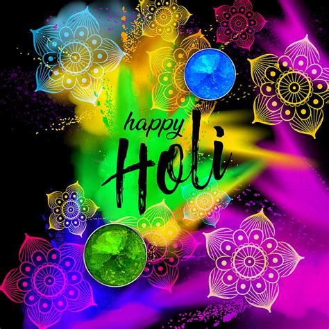 Happy Holi Colors Hindu Festival India Colors Festival Festival Of