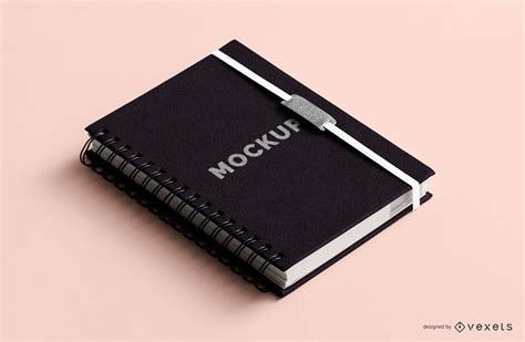 Spiral Notebook Mockup Design Psd Editable Template