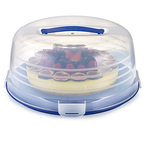 Keep Cool Cake Boxcarrier And Clear Lid Round Lakeland