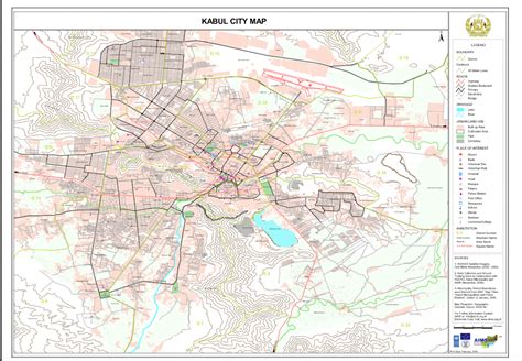 Where is kabul afghanistan kabul kabul map worldatlas com. Kabul City Map | SHAH M BOOK CO