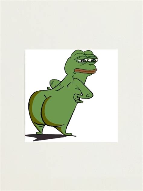 Pepega Twitch Emote Photographic Print For Sale By Renukabrc Redbubble