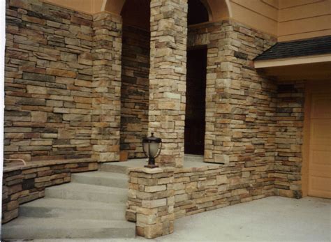 Types Of Exterior House Stone Install The Underlayment From The Base