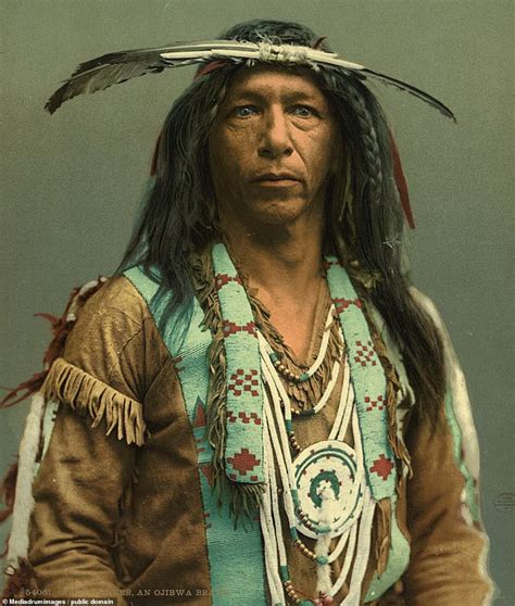 native americans seen in amazing colorized photos from 100 years ago daily mail online