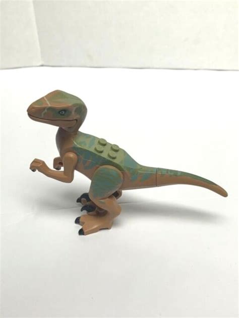 Lego Jurassic World Velociraptor 75920 Green Lt Brown Dinosaur
