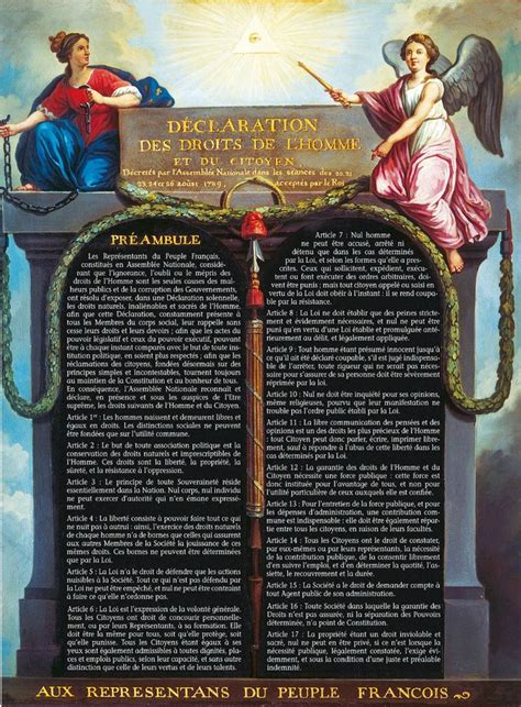 Déclaration Des Droits De Lhomme Et Du Citoyen By Gavalda