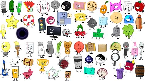 All 64 Inanimate Insanity Characters By Skinnybeans17 On Deviantart