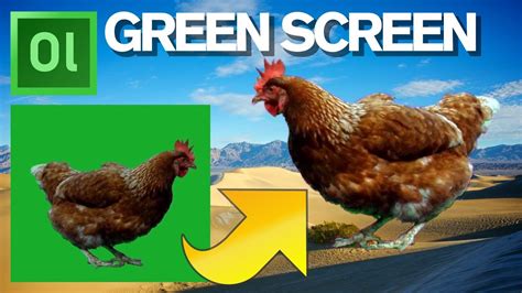 Green Screen Replacement In Olive Video Editor Youtube