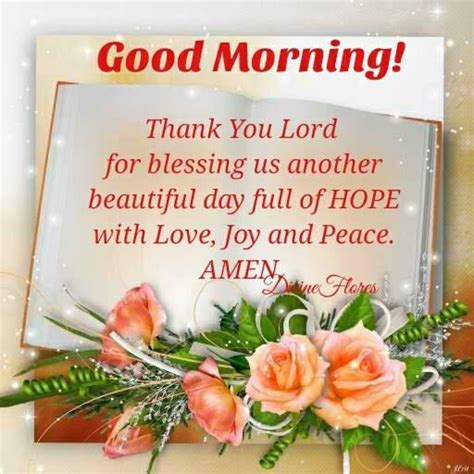 Thank You Lord For Blessing Us With Another Beautiful Day Full Of Hope