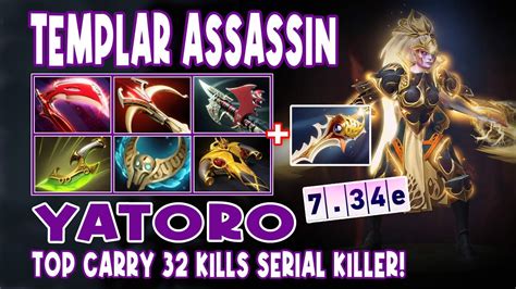Templar Assassin Yatoro Highlights Top Carry Kills Serial Killer