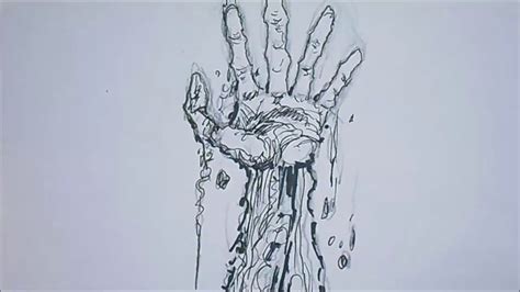 Zombie Hand Sketch
