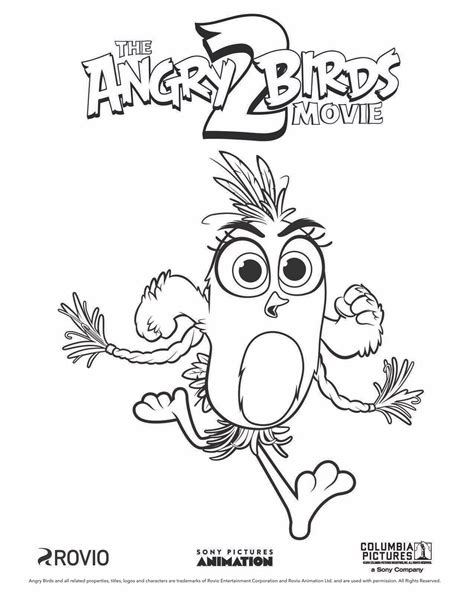 Print a cool picture of one of the characters from the the angry birds movie. Print out this coloring page to create an im-peck-able ...