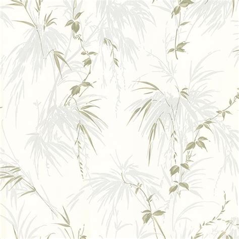 Brewster 2704 22673 For Your Bath Iii Zumi Blue Palm Leaves Wallpaper
