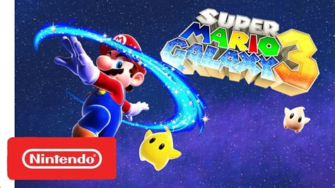Super Mario Galaxy 3 Title Screen Nintendo Switch Youtube