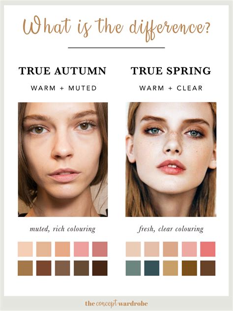 True Autumn A Comprehensive Guide The Concept Wardrobe Spring Skin