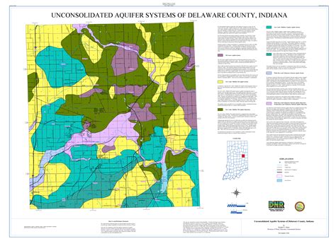 Dnr Water Aquifer Systems Maps 33 A And 33 B Unconsolidated And