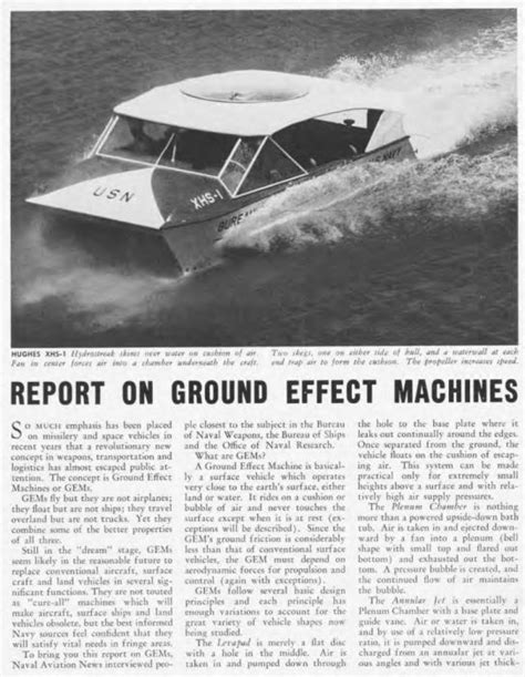 Ground Effect Machine Possibly Korean War Era Dieselpunk Aesthetic