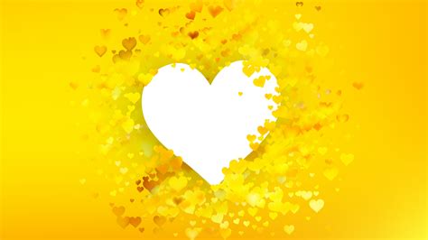 Bright And Cheerful Yellow Love Background Collection For Your Phone