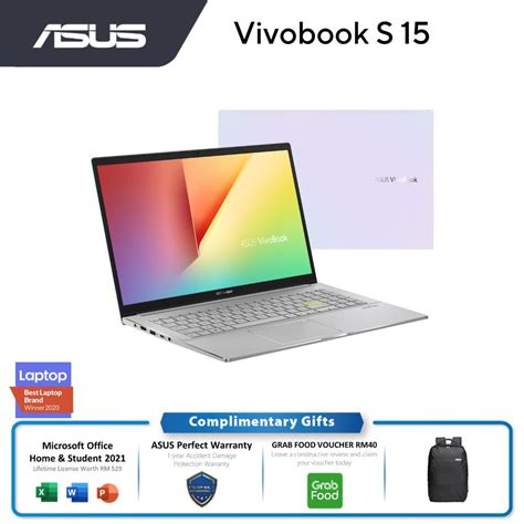 Asus Vivobook S S533e Abn602ws Dreamy White Laptop I7 1165g7 8gb